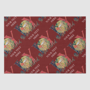Christmas Joy To The World Nativity  Tissue Paper