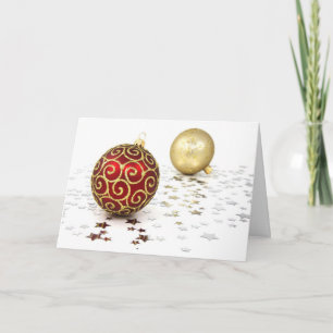 Christmas Joyeux Noel Holiday Card