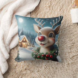 Christmas Joyful Throw Pillow