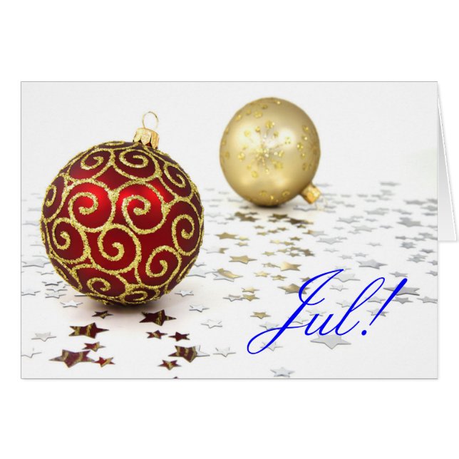 Christmas Jul II Cards (Front Horizontal)