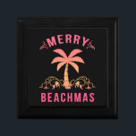 Christmas July Coastal Beach Merry Beachmas Palm Gift Box<br><div class="desc">Christmas July Coastal Beach Merry Beachmas Palm</div>