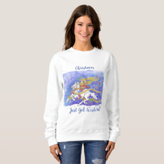 “Christmas Just Got Western!” Ladies Sweat Shirt