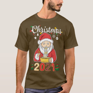 Christmas Kawaii Japanese Anime Santa Christmas Ra T-Shirt