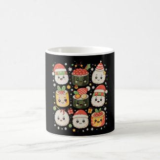 Christmas Kawaii Sushi Santa Japanese Food Xmas Coffee Mug