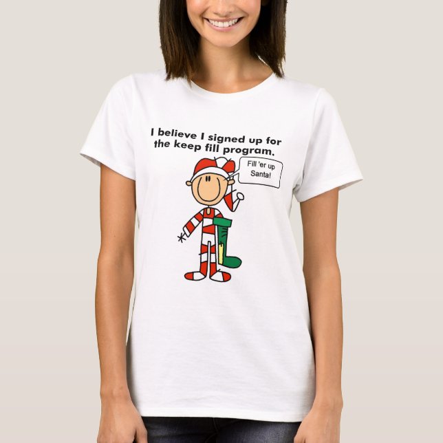 Christmas Keep Fill Program Tshirts and Gifts (Front)
