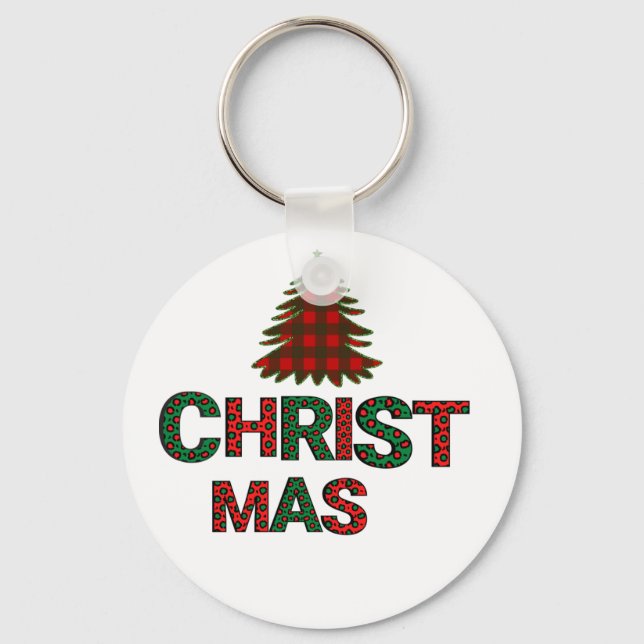  Christmas  Keychain (Front)
