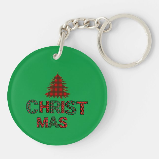  Christmas  Keychain (Back)
