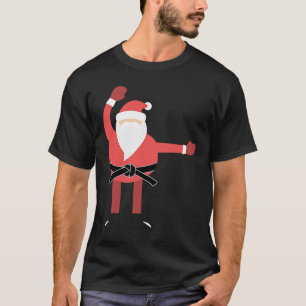 Christmas Kickmas Merry Kick Mas Karate Santa Clau T-Shirt