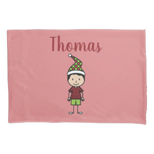 Christmas Kids Custom Name Pillow Case