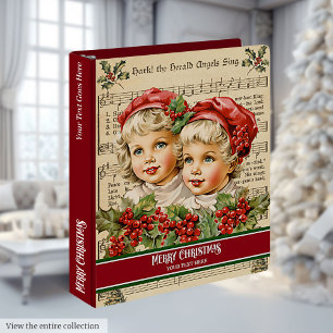 Christmas Kids Recipe Binder with Custom Name