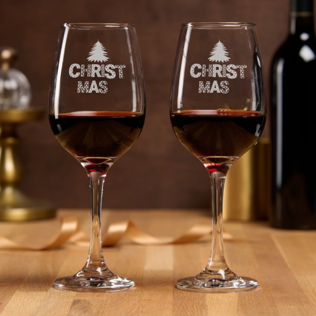  Christmas Kids Wine Glass (Party)