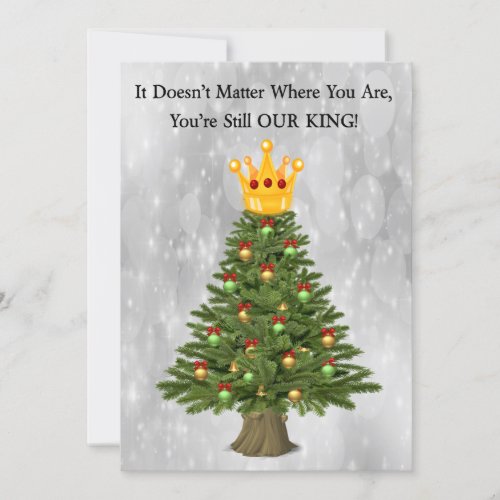 CHRISTMAS KING TREE _ JAILMATECARDSCOUK HOLIDAY CARD