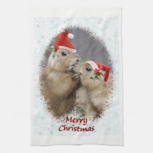 Christmas Kiss Kitchen Towel