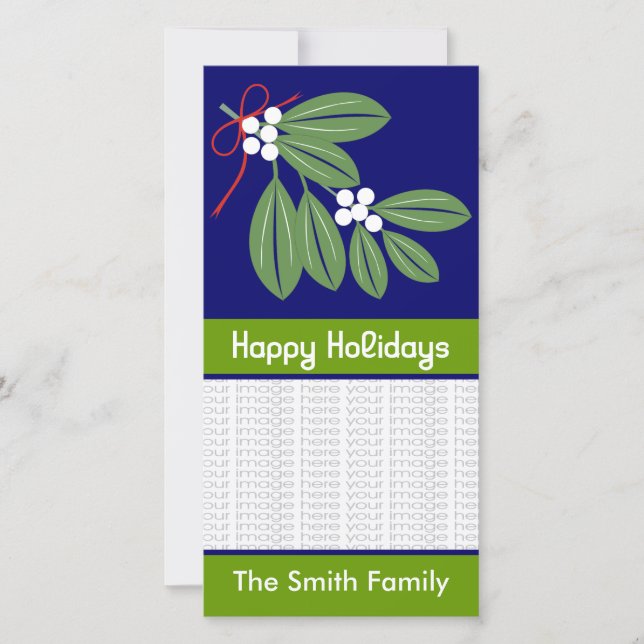 Christmas Kiss Photo Cards (Front)