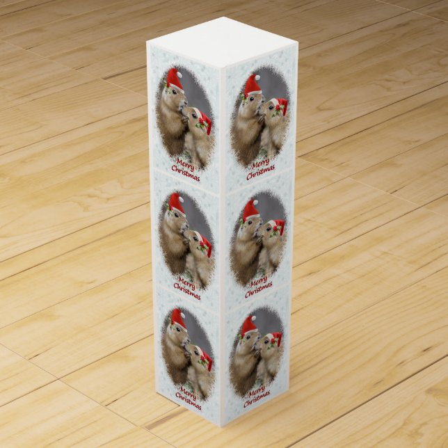 Christmas Kiss Wine Box (Front)