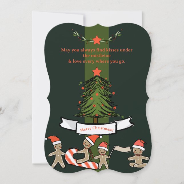 Christmas kisses under the mistletoe (Front)