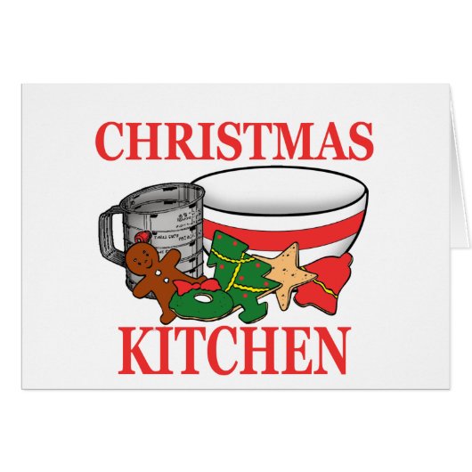 christmas kitchen cards (Front Horizontal)