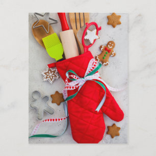 Christmas Kitchen Holiday Postcard
