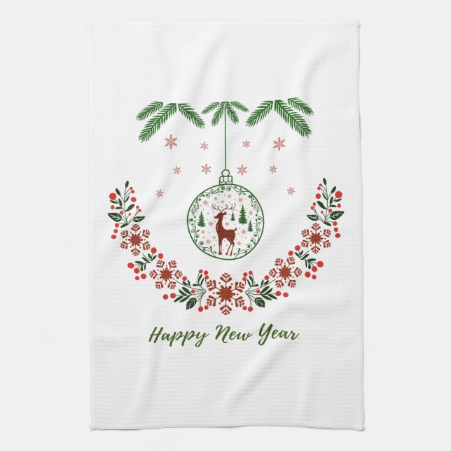 Christmas  kitchen towel (Vertical)