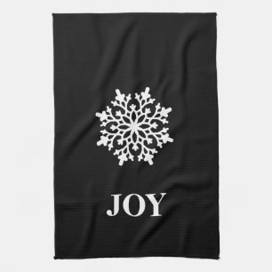 Christmas Kitchen Towel Joy Snowflake