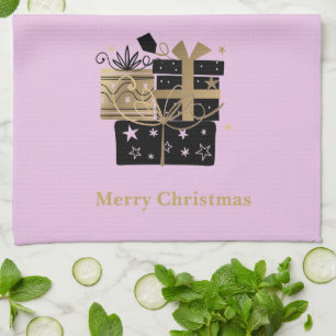 Christmas Kitchen Towel Merry Christmas Presents