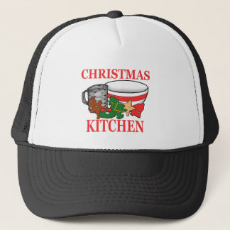 christmas kitchen trucker hat