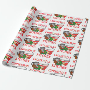 Christmas Kitchen Wrapping Paper