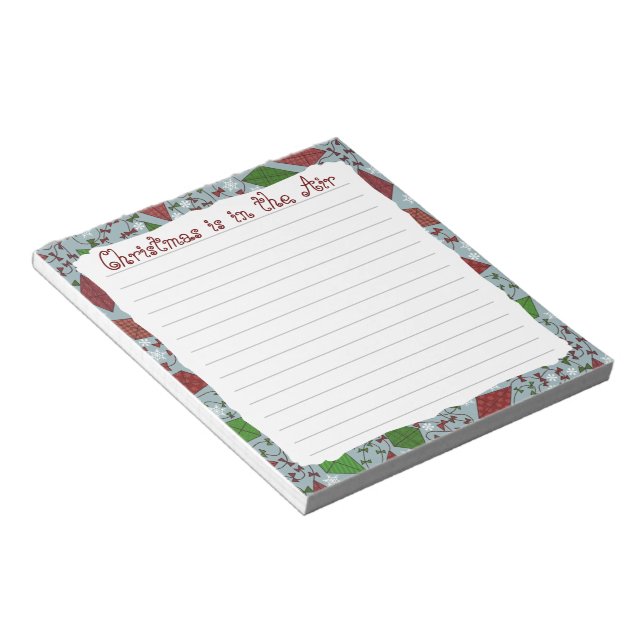 Christmas Kites, notepad (Angled)