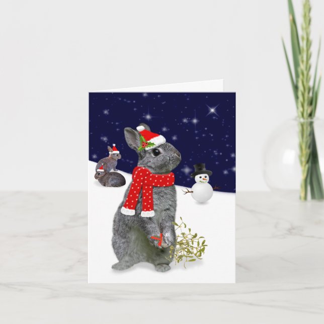 Christmas Kits Card (Enter Your Own Message) (Front)