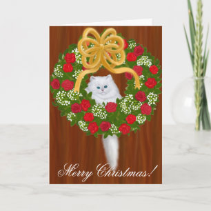 Christmas Kitten Card