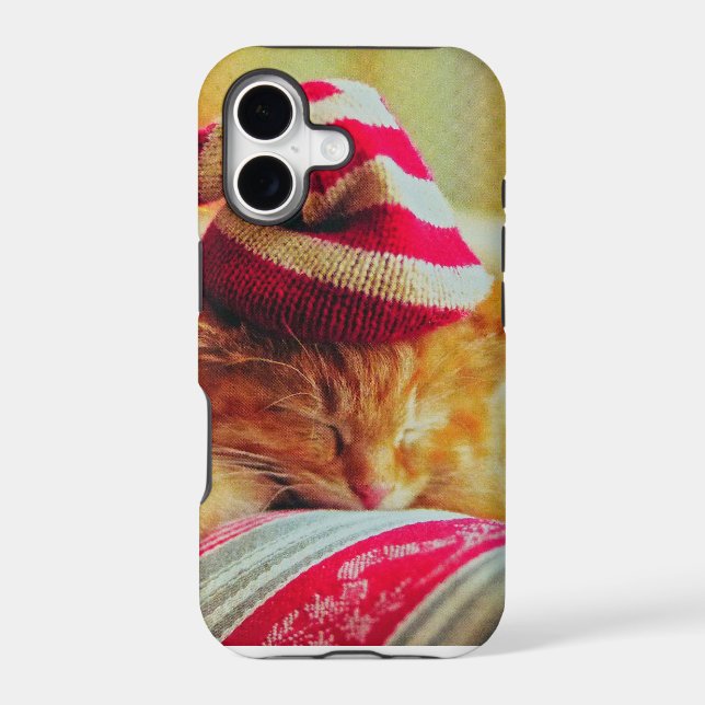 Christmas Kitten Case-Mate iPhone Case (Back)