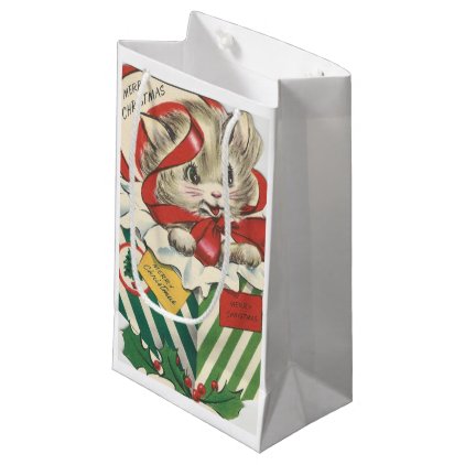 Christmas Kitten Gift Bag