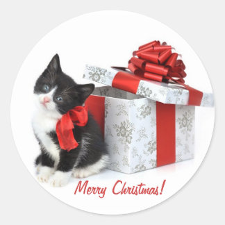 Christmas Kitten, Stickers