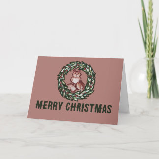 Christmas Kitty Cat Yule Cats Holidays             Card