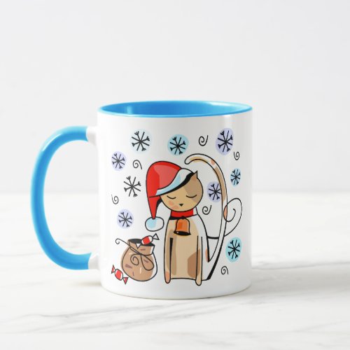 Christmas Kitty Holiday Mug