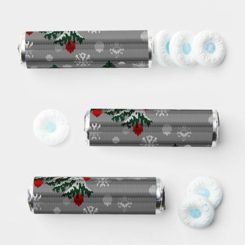 Christmas Knitting Candy Personalized Breath Savers Mints