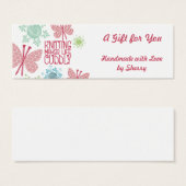 Christmas knitting needle butterfly yarn snowflake (Front & Back)