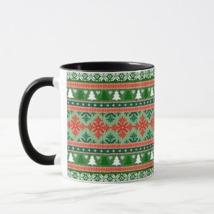 Christmas Knitting Pattern Mug