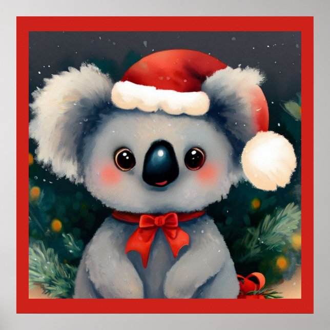 Christmas Koala 1 Poster (Front)