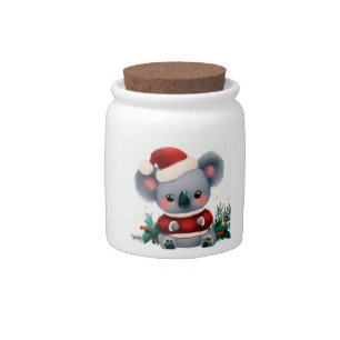 Christmas Koala 3 Candy Jar