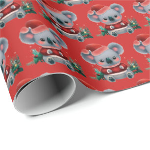 Christmas Koala 3 Wrapping Paper