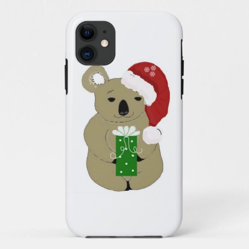 Christmas Koala Bear iPhone 11 Case