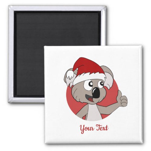 Christmas koala carton Magnet