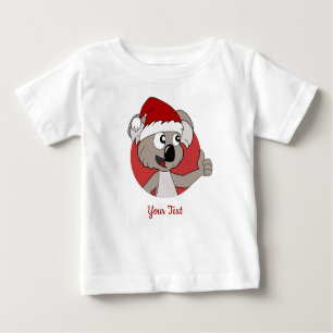 Christmas koala cartoon baby T-Shirt
