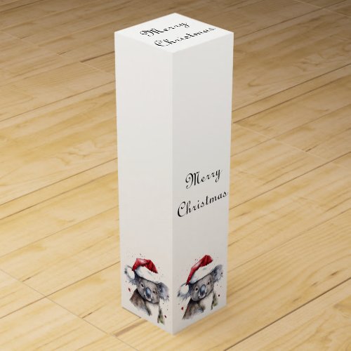 Christmas Koala customizable Wine Box