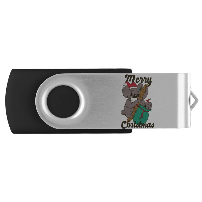 Christmas Koala Mom  Flash Drive (Front)