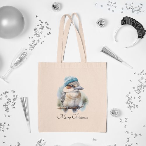 Christmas Kookaburra customizable Tote Bag