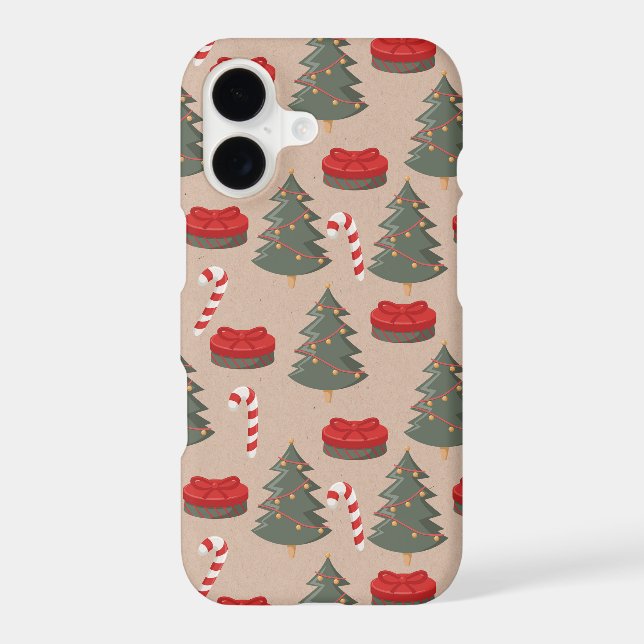 Christmas Kraft 10 Case-Mate iPhone Case (Back)