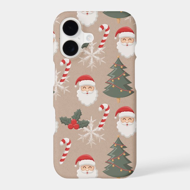 Christmas Kraft 3 Case-Mate iPhone Case (Back)
