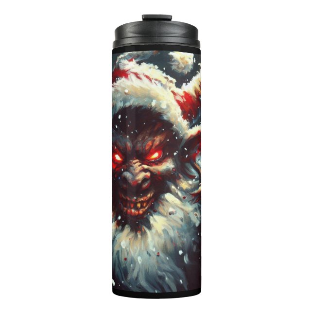Christmas Krampus 1 Thermal Tumbler (Front)